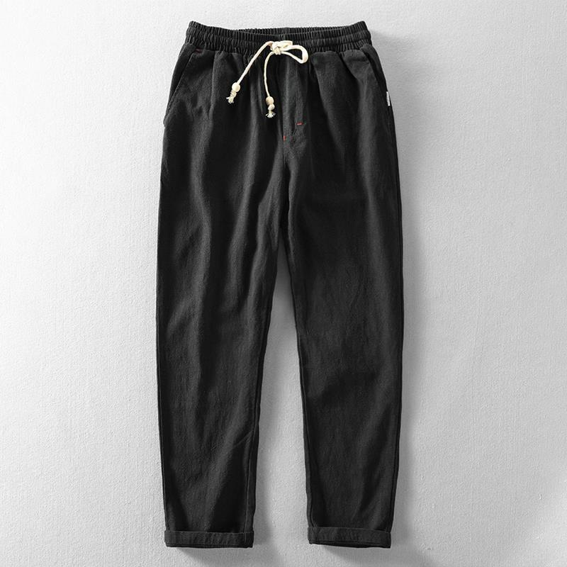 Herren Leinenhose im lässigen Schnitt