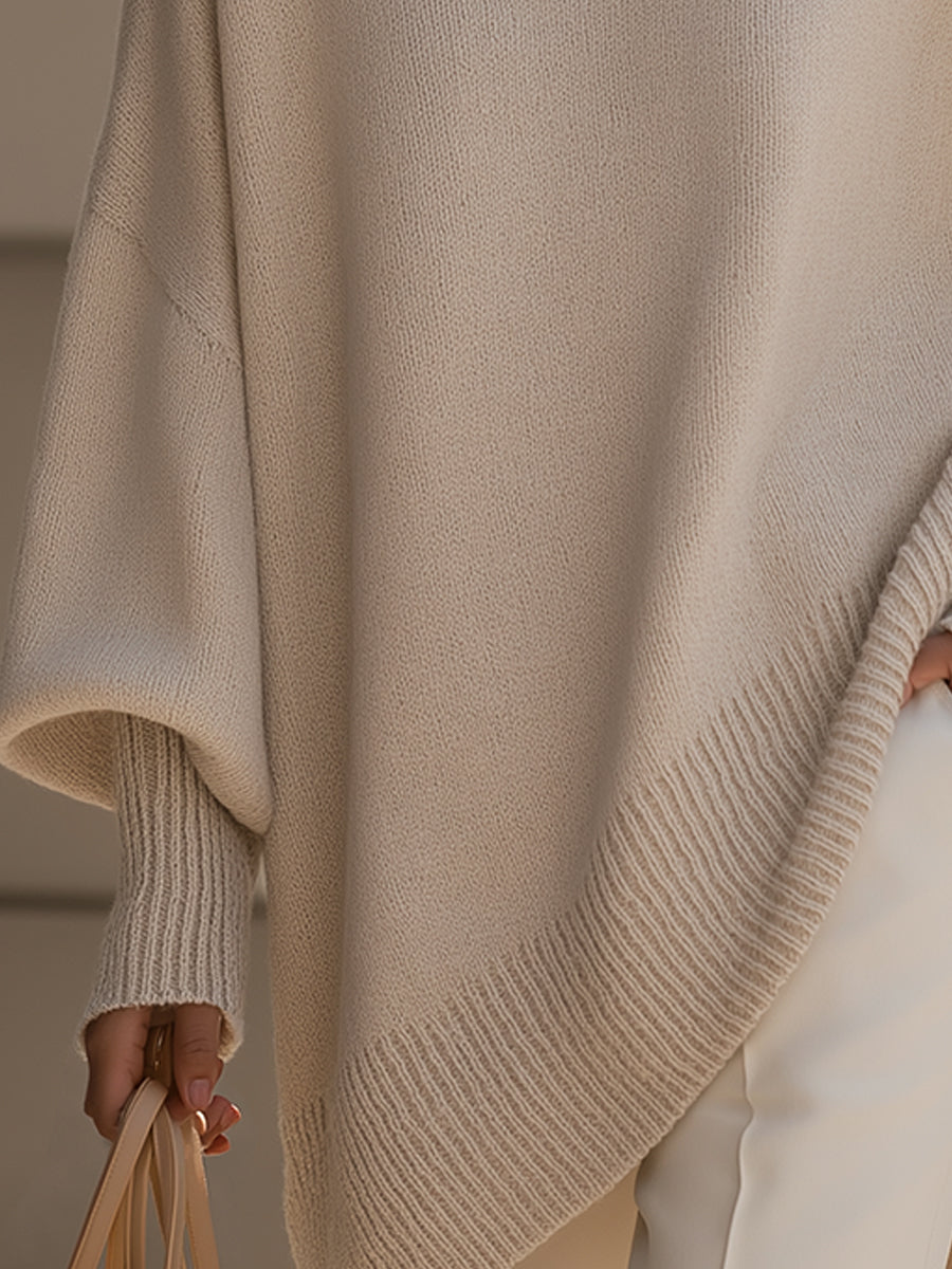 Mandy | Elegante Oversized Poncho für mühelose Stil