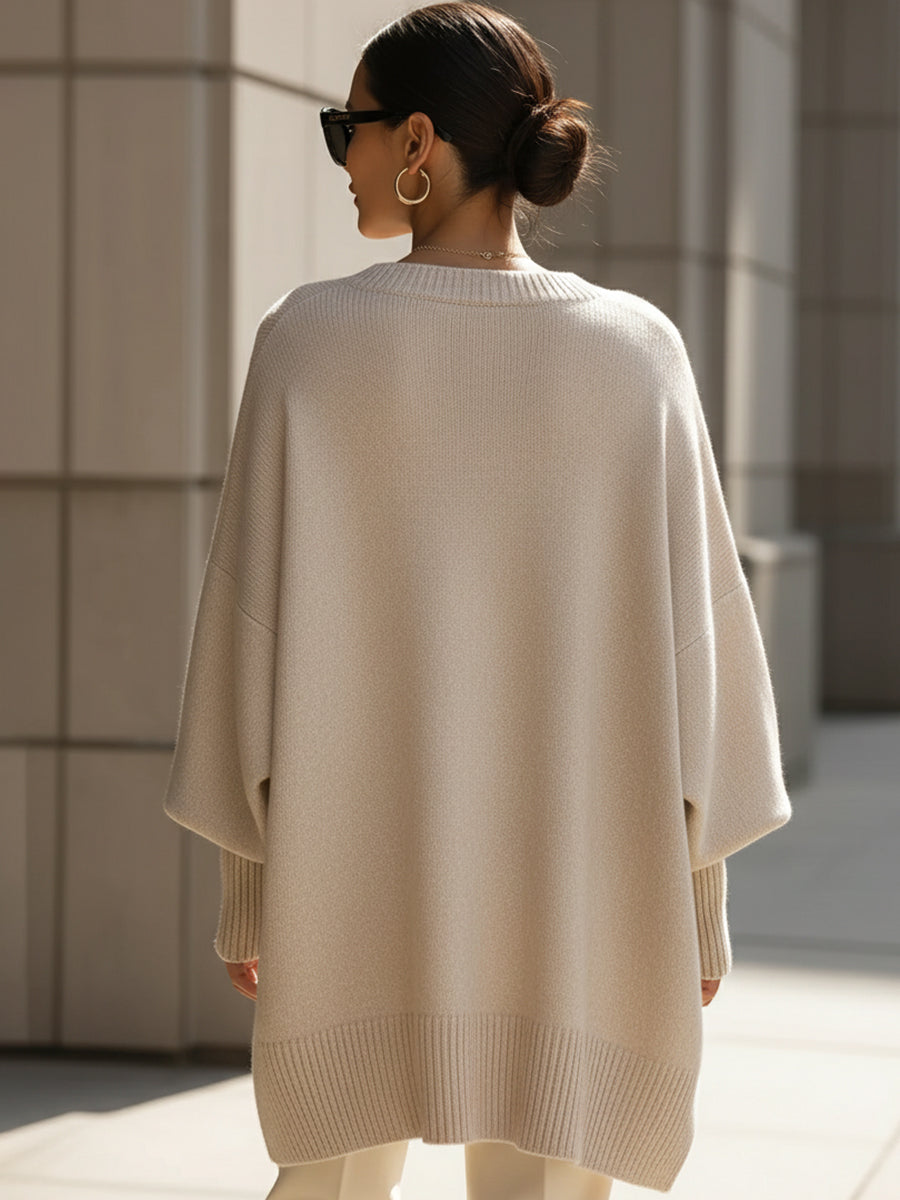 Mandy | Elegante Oversized Poncho für mühelose Stil