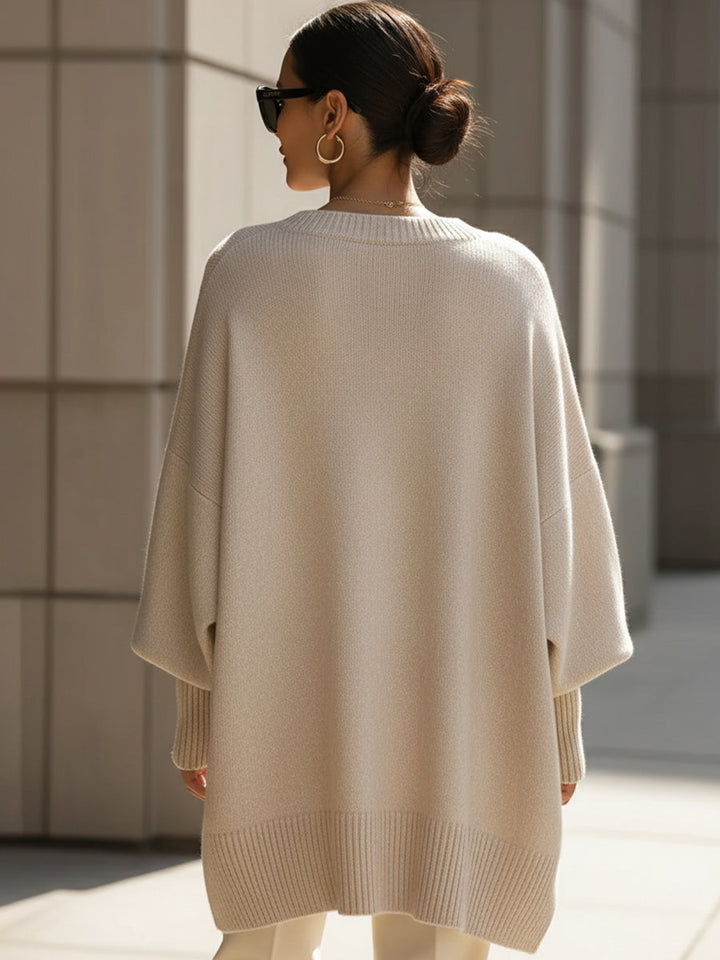 Mandy | Elegante Oversized Poncho für mühelose Stil
