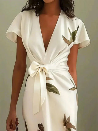 Kyra™ | Stilvolles Blumenmaxikleid