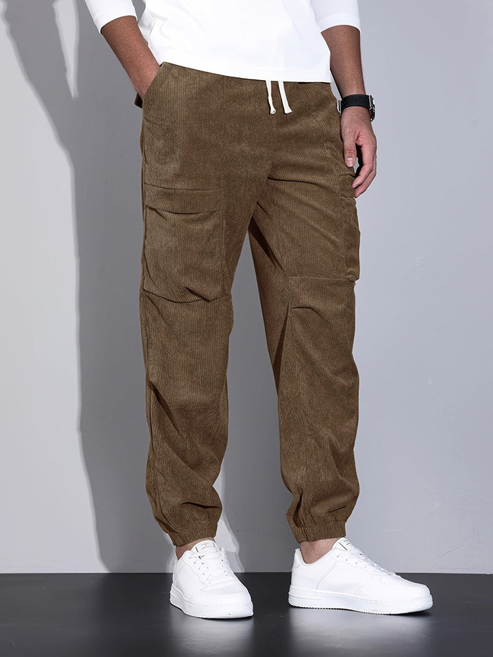 LAURENT MONACO | CORD CARGO PANTS