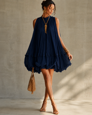 Camilla™ | Luftiges Chiffonkleid mit Bauchschmeichelndem Design