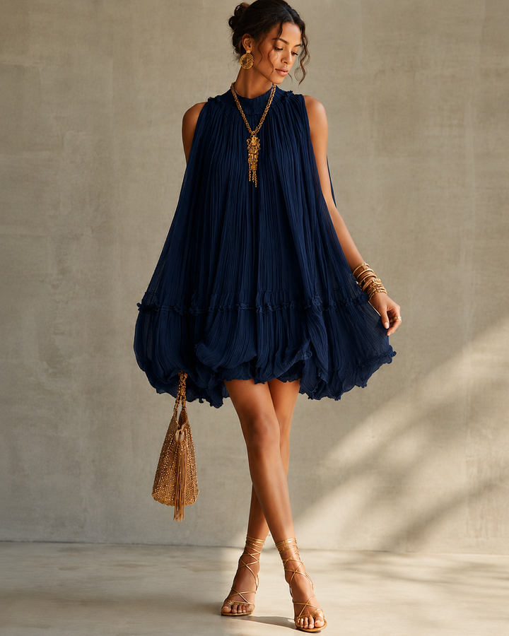 Camilla™ | Luftiges Chiffonkleid mit Bauchschmeichelndem Design