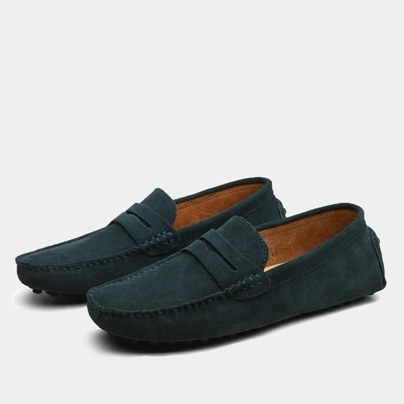 LAURENT MONACO | HERREN MODERNE SUEDE PENNY LOAFERS