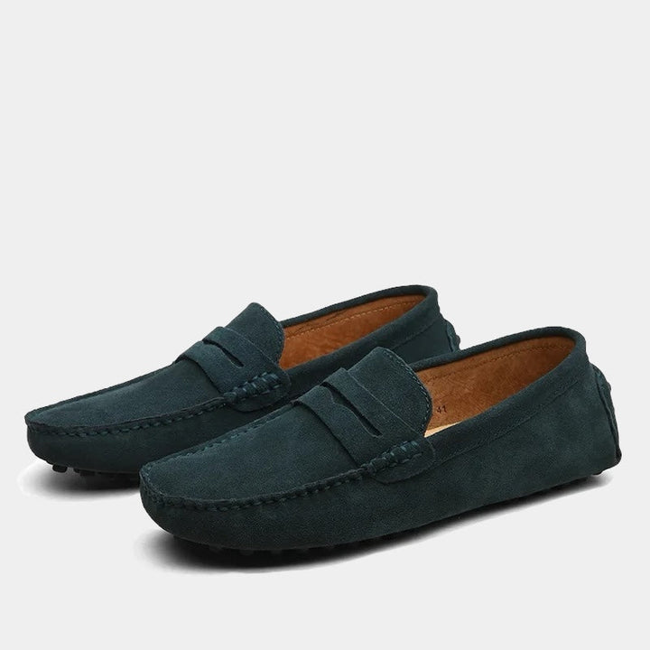 LAURENT MONACO | HERREN MODERNE SUEDE PENNY LOAFERS