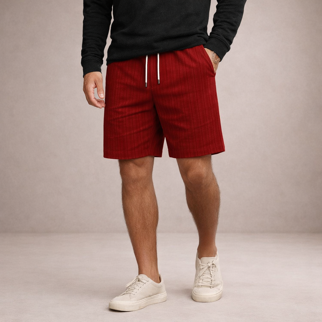 LAURENT MONACO | Herren Leinen-Sommershorts