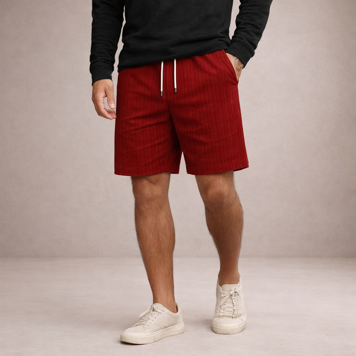 LAURENT MONACO | Herren Leinen-Sommershorts