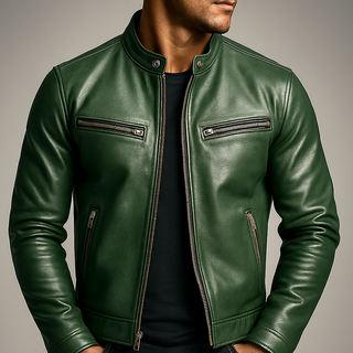 Rafael Retro Leather Jacket