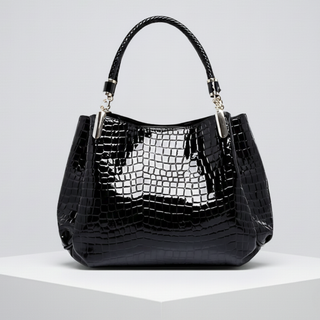 Montelisse - Krokodil-Design Schultertasche