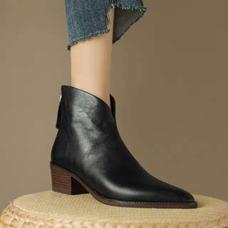 Eirae™ | Zeitgemäße Leder-Ankle Boots