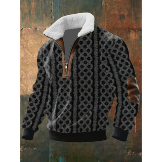 Tobias | ThermoSoft | Fleece Pullover mit Stehkragen
