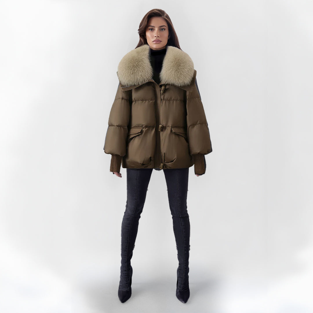 Céline™ - Elegante Kunstpelzjacke