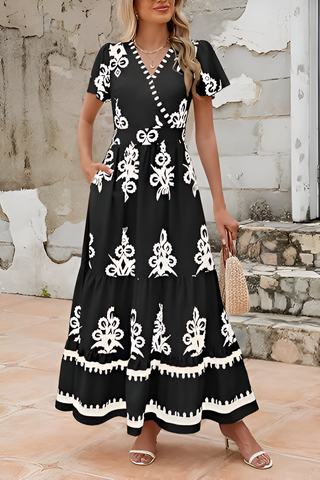 Lisa™ | Bohemian Sleeveless Maxi Dress