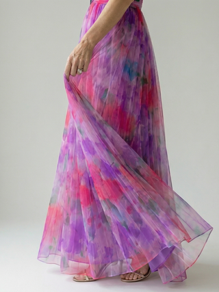 Vivienne™ | Maxikleid mit figurfreundlichem Print