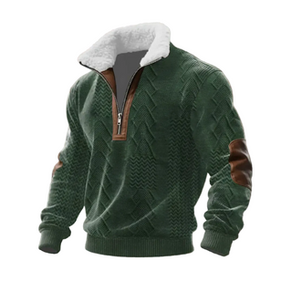 Tobias | ThermoSoft | Fleece Pullover mit Stehkragen