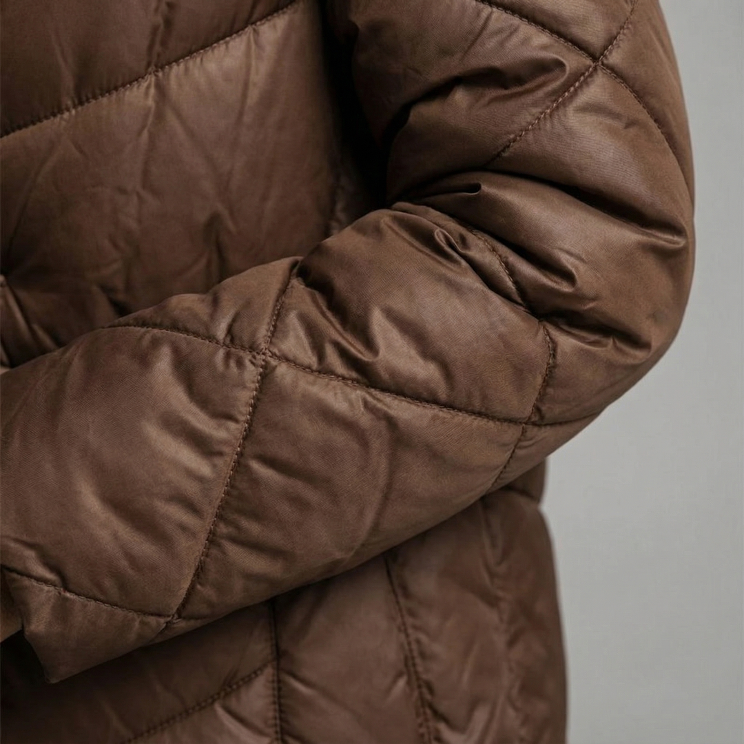 Tiffany™ - Langer gesteppter Wintermantel für Damen