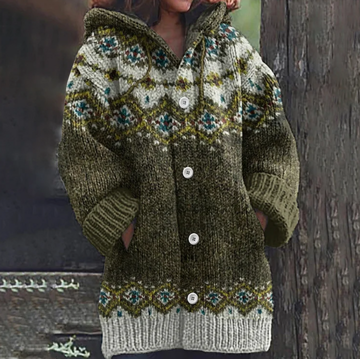 Eva | Cozy Winter Cardigan