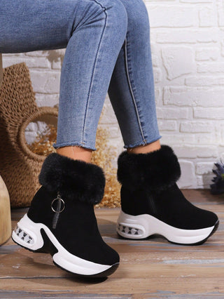 Noor™ | Komfortable Plateau-Stiefel mit Kunstfell