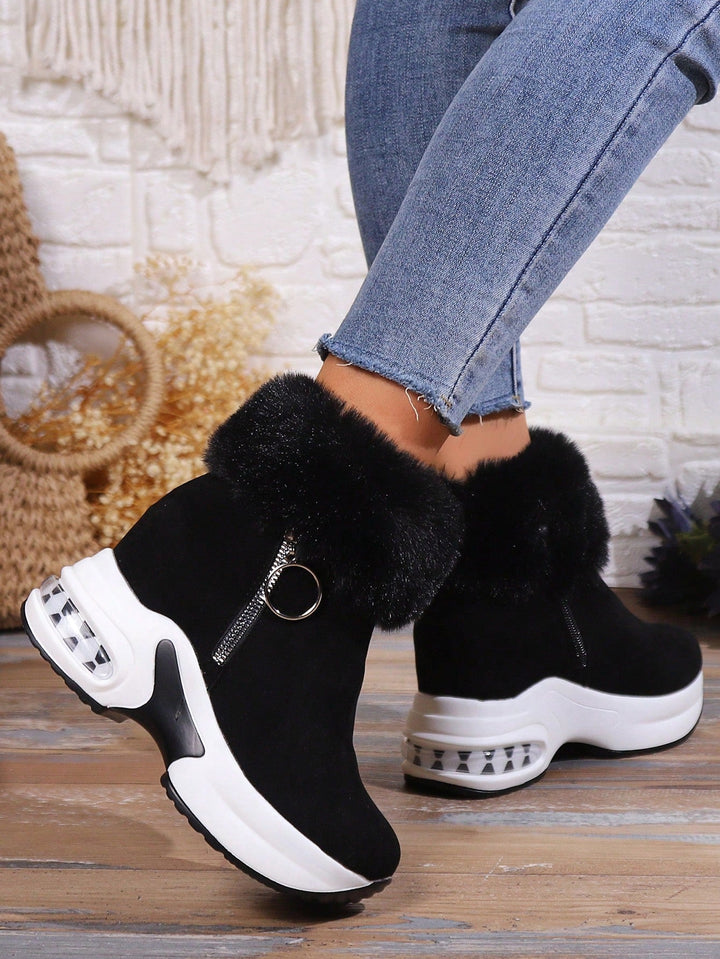 Noor™ | Komfortable Plateau-Stiefel mit Kunstfell