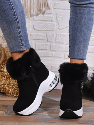 Noor™ | Komfortable Plateau-Stiefel mit Kunstfell
