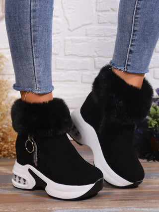 Noor™ | Komfortable Plateau-Stiefel mit Kunstfell