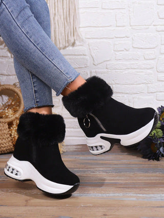 Noor™ | Komfortable Plateau-Stiefel mit Kunstfell