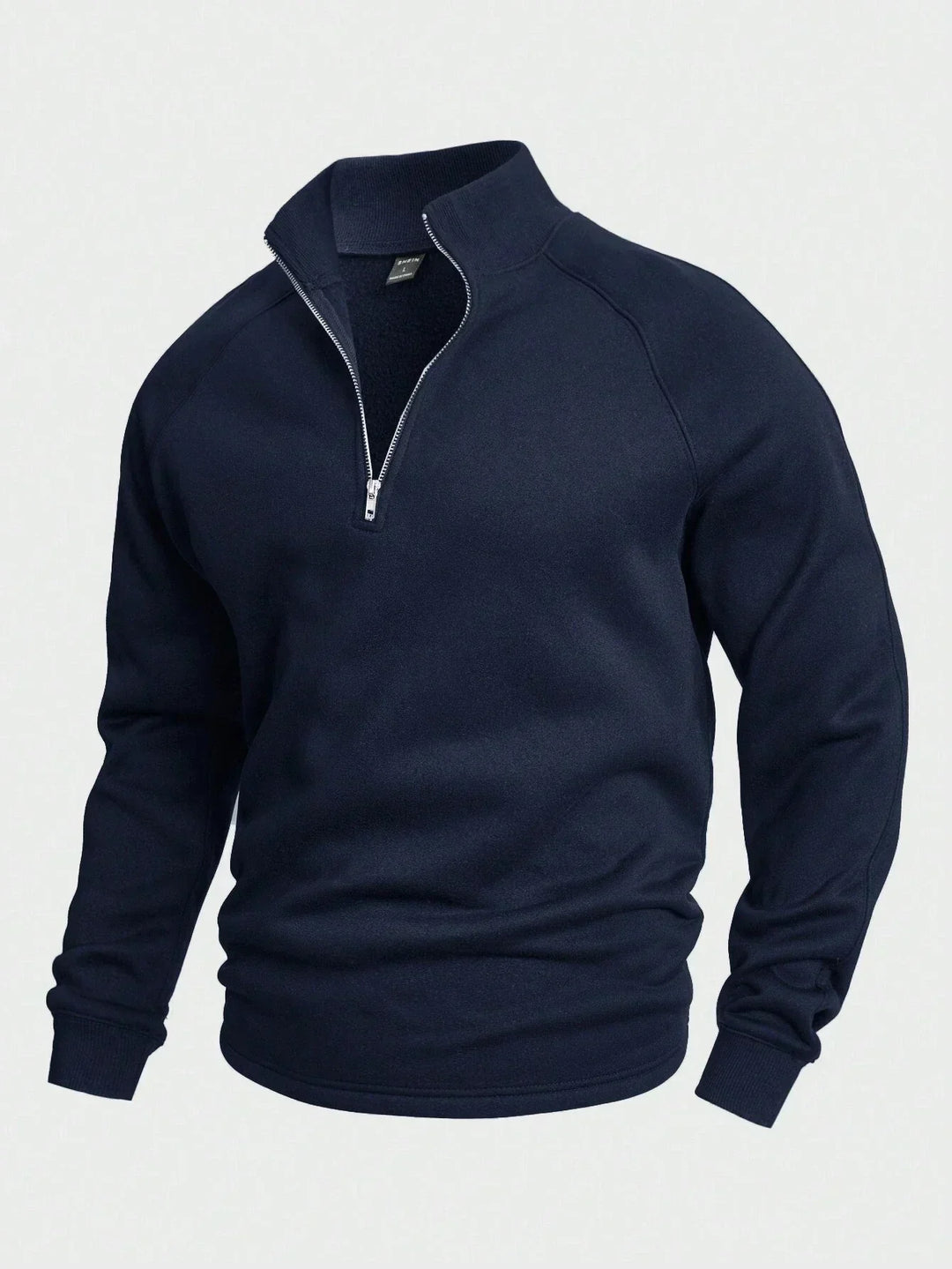 Benno | Halbreißverschluss-Pullover mit kuscheligem Innenfutter