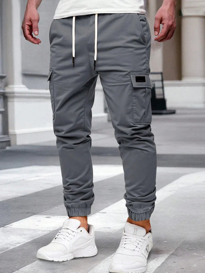 RICCARDO | Leichte Cargo-Jogginghose mit Taschen