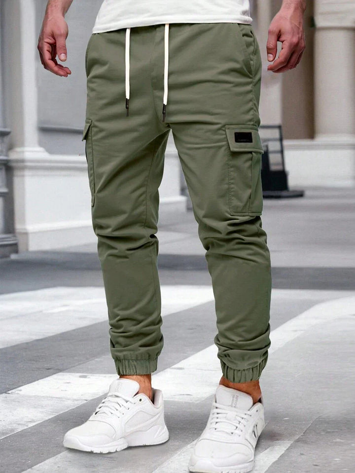 RICCARDO | Leichte Cargo-Jogginghose mit Taschen