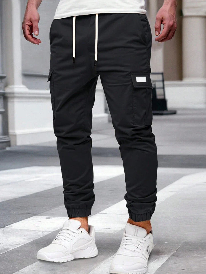 RICCARDO | Leichte Cargo-Jogginghose mit Taschen