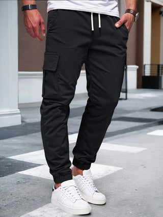 RICCARDO | Leichte Cargo-Jogginghose mit Taschen