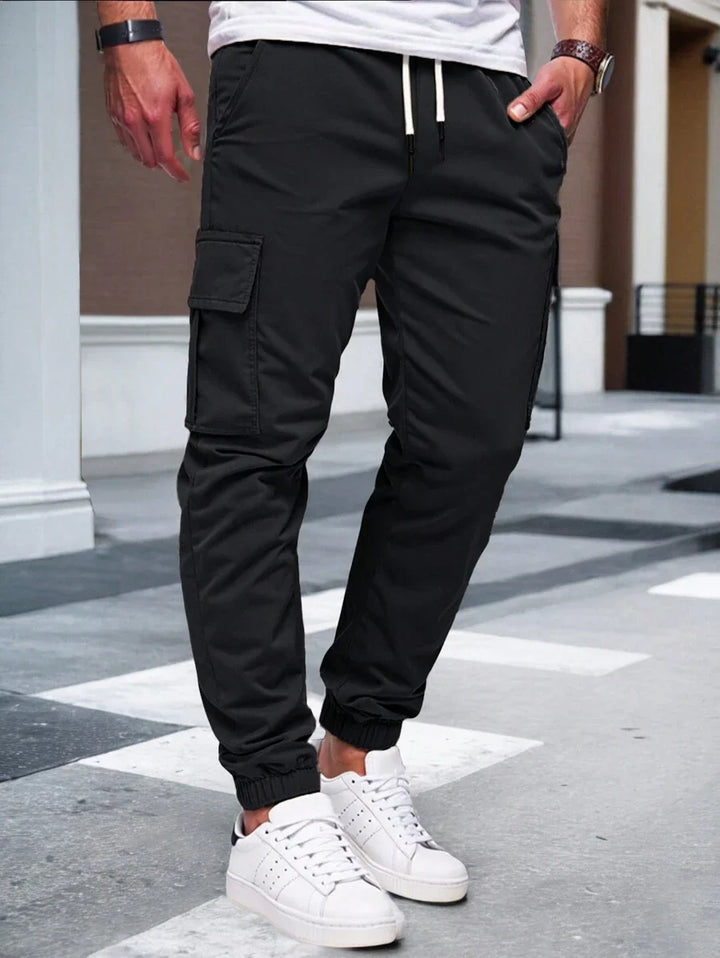 RICCARDO | Leichte Cargo-Jogginghose mit Taschen