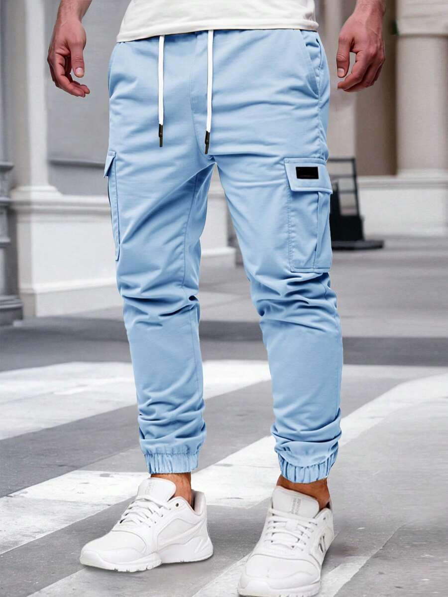 RICCARDO | Leichte Cargo-Jogginghose mit Taschen