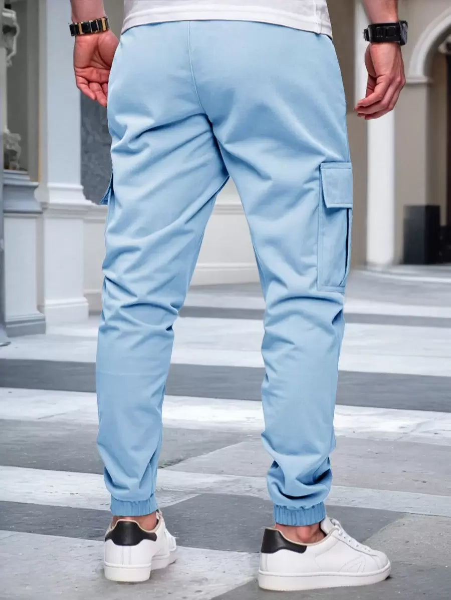 RICCARDO | Leichte Cargo-Jogginghose mit Taschen