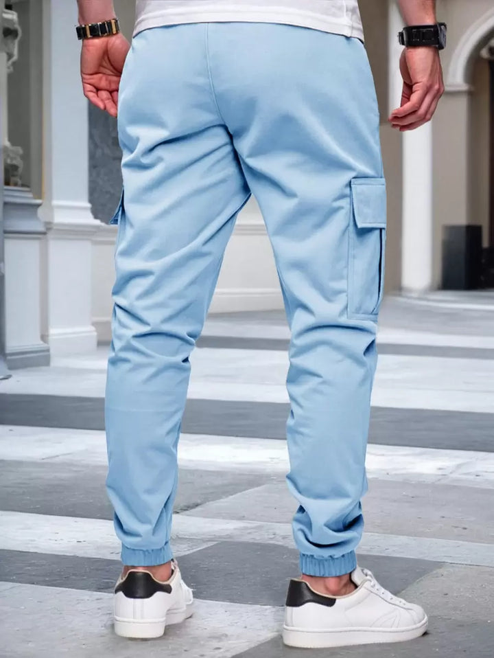 RICCARDO | Leichte Cargo-Jogginghose mit Taschen