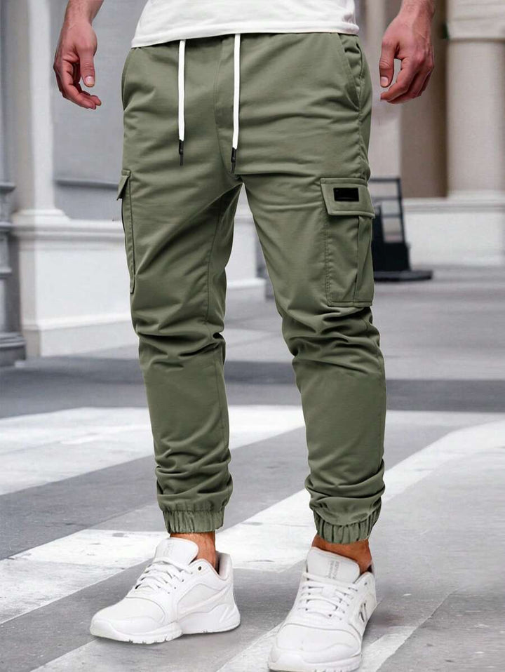 RICCARDO | Leichte Cargo-Jogginghose mit Taschen