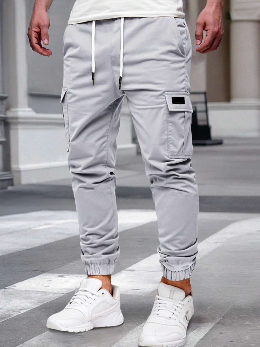 RICCARDO | Leichte Cargo-Jogginghose mit Taschen
