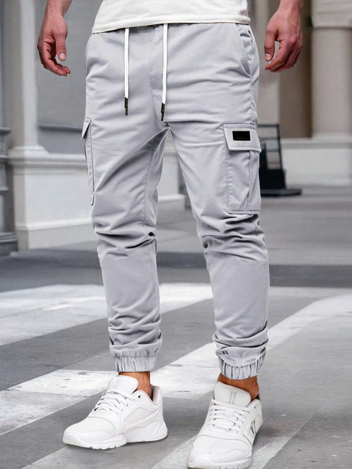 RICCARDO | Leichte Cargo-Jogginghose mit Taschen