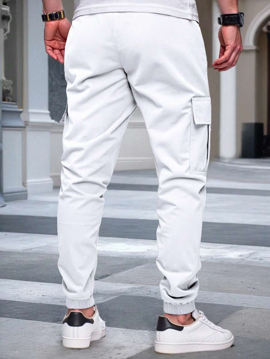 RICCARDO | Leichte Cargo-Jogginghose mit Taschen