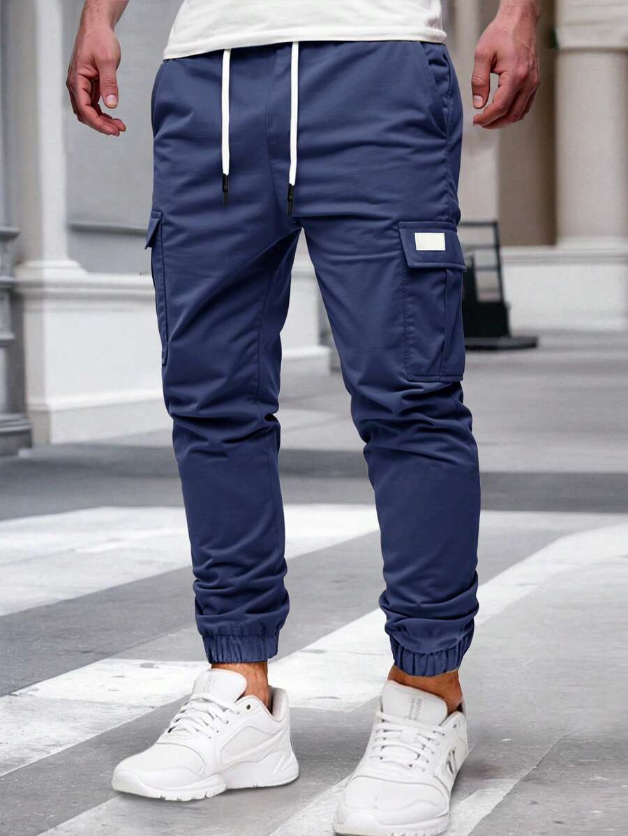 RICCARDO | Leichte Cargo-Jogginghose mit Taschen