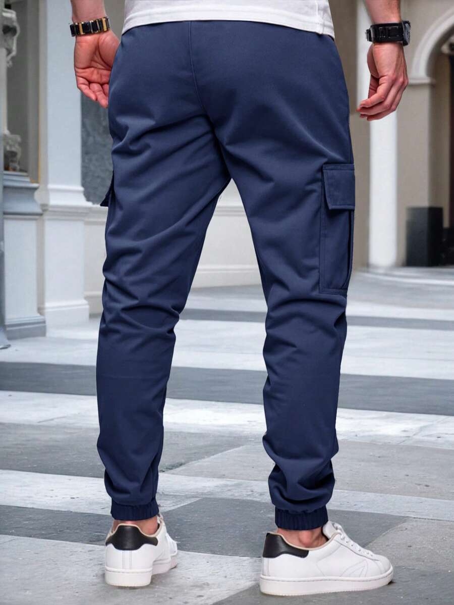RICCARDO | Leichte Cargo-Jogginghose mit Taschen