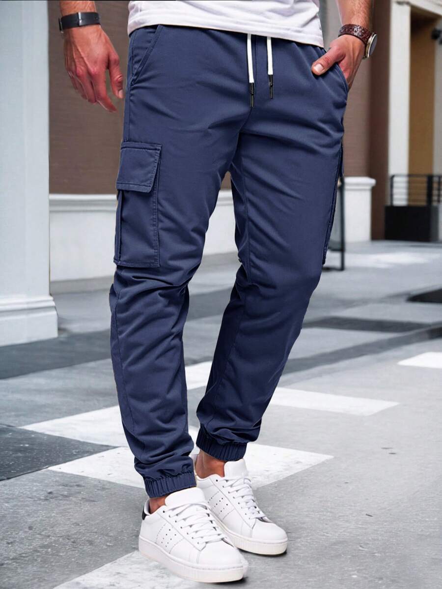 RICCARDO | Leichte Cargo-Jogginghose mit Taschen