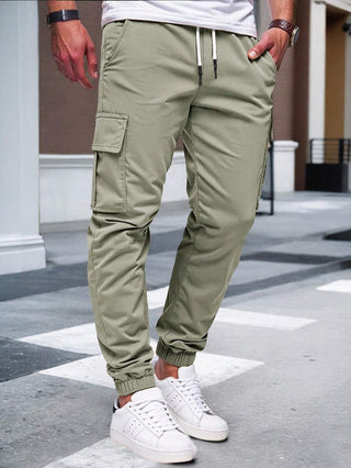 RICCARDO | Leichte Cargo-Jogginghose mit Taschen