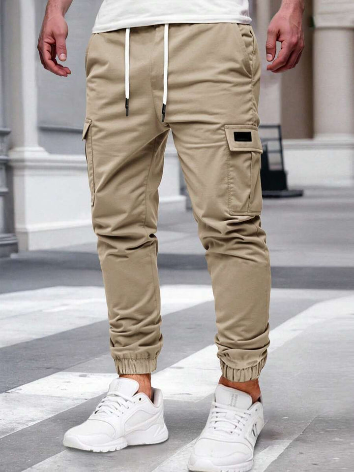 RICCARDO | Leichte Cargo-Jogginghose mit Taschen
