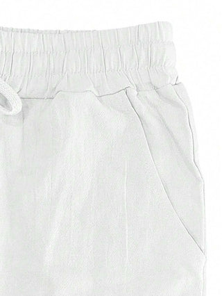 MATHIS | Leichte Leinenhose mit Kordelzug