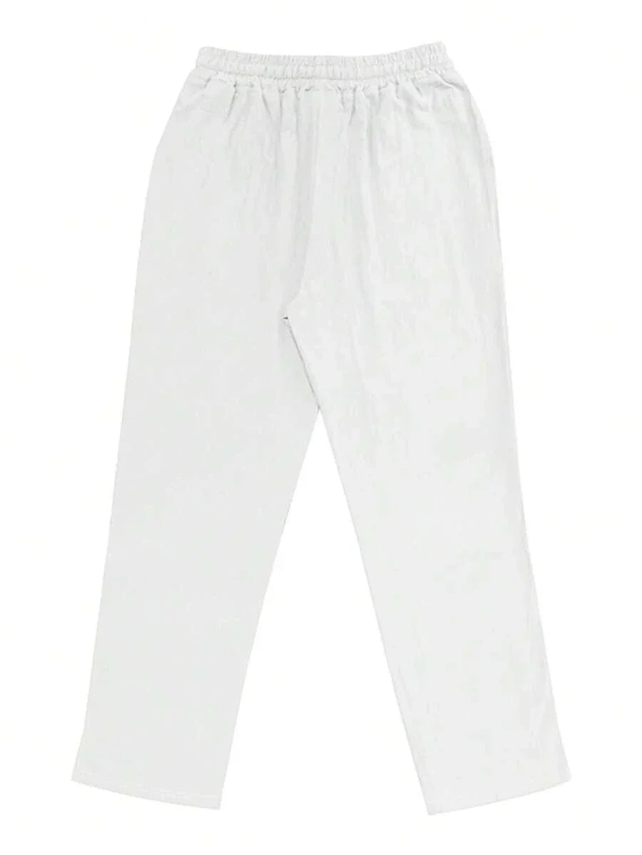 MATHIS | Leichte Leinenhose mit Kordelzug