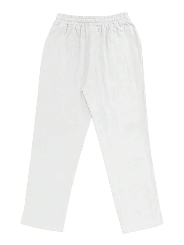 MATHIS | Leichte Leinenhose mit Kordelzug