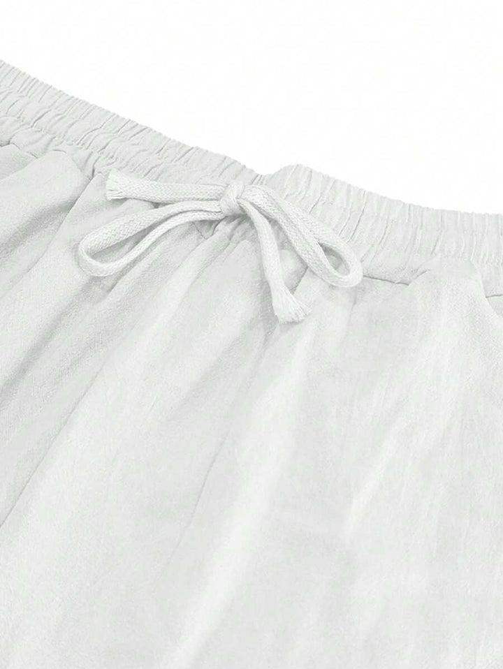 MATHIS | Leichte Leinenhose mit Kordelzug