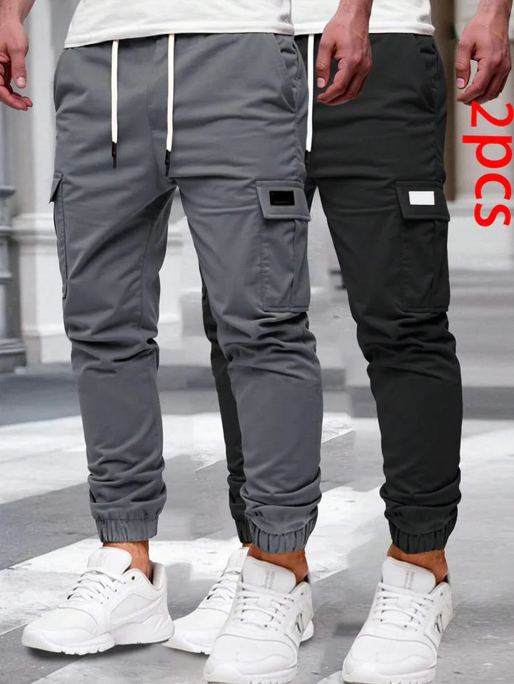RICCARDO | Leichte Cargo-Jogginghose mit Taschen